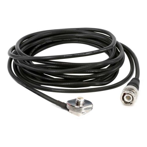 Rugged Radios 15 Ft Antenna Coax Cable with BNC Connector and 3/8 NMO Mount