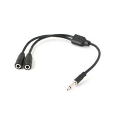 Rugged Radios 3.5mm Mono Plug Y-Splitter for External Speakers