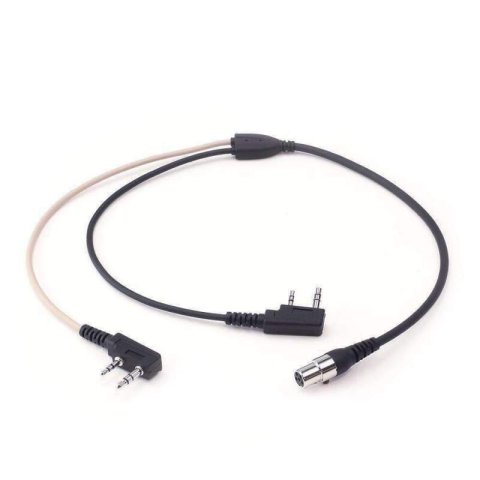 Rugged Radios DUAL RADIO Splitter - Connect 2 Radios with 1 Listen Only and 1 Transmit and Receive