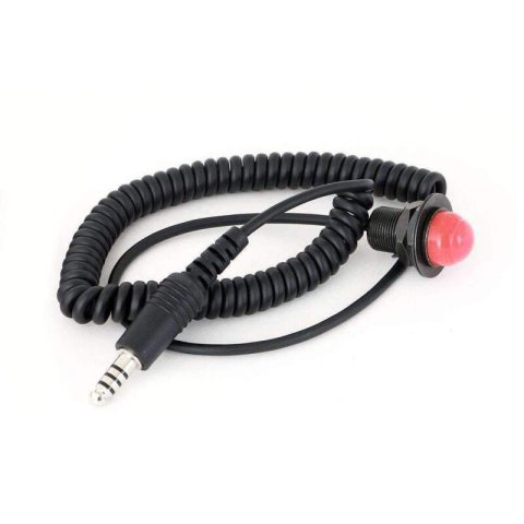Rugged Radios Velcro Mount Steering Wheel Push to Talk (PTT) with Quick Disconnect for Intercoms