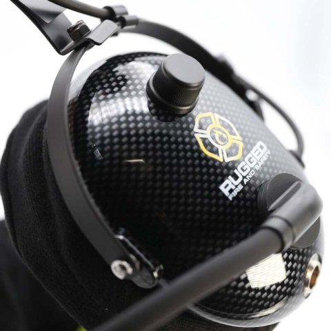 Rugged Radios FHS OTH FSI Headset No Buttons / For David Clark / Sigtronics / Avcomm