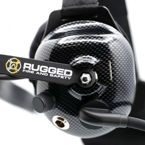 Rugged Radios FHS BTH FSI Headset w/ PTT Button / For David Clark / Sigtronics / Avcomm