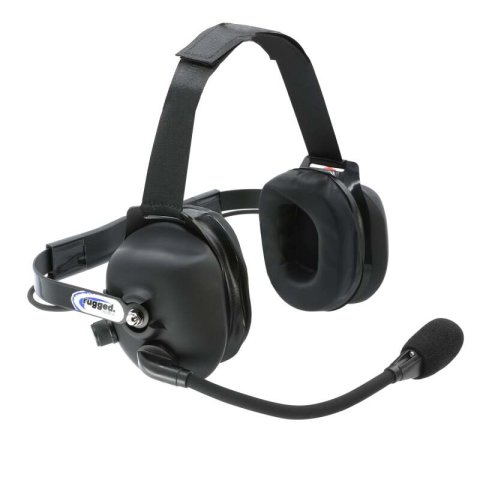 Rugged Radios H43 Rubberized Behind the Head (BTH) 2-Way Radio Headset