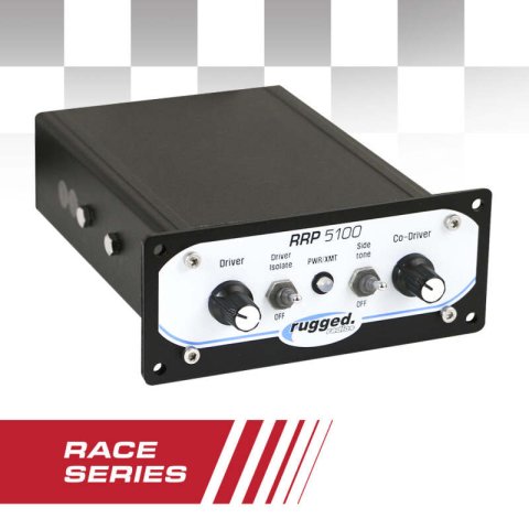 Rugged Radios RRP5100 PRO - Race Series Panel Mount Intercom Without DSP Chips