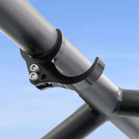 Rugged Radios Helmet Hanger with Bar Mount 1.25 Inches Tube Diameter
