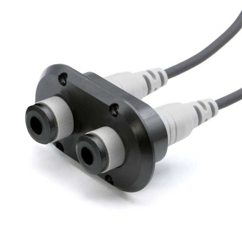 Rugged Radios Dual Headset / Helmet Jack Flush Mount Offroad