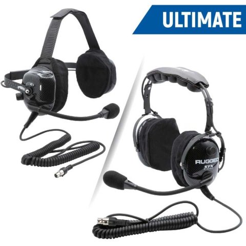 Rugged Radios ULTIMATE HEADSET for STEREO and OFFROAD Intercoms - OTH