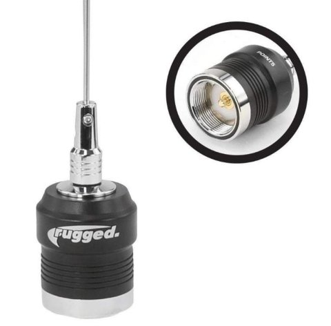 Rugged Radios GMRS and UHF No Ground Plane NGP Tuned Whip Antenna
