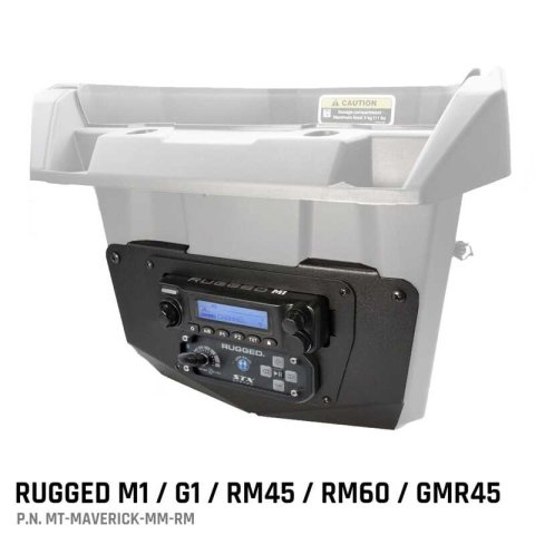 Rugged Radios Can-Am Comm/Maverick - Glove Box Multi-Mount Kit for M1/G1/RM45/RM60/GMR45
