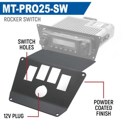 Rugged Radios 2025 Polaris RZR Pro XP/Pro R/Pro S Radio Mount Jack Mount