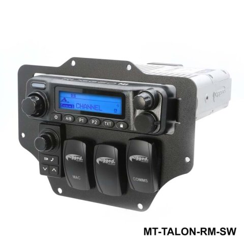 Rugged Radios Honda Talon Mount - Radio Intercom and Switches M1 / G1 / RM45 / RM60 / GMR45