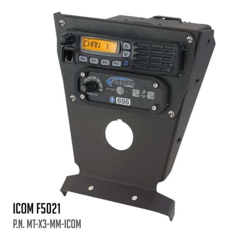Rugged Radios Can-Am X3 Multi Mount Kit for Rugged UTV Intercoms and Radios Kenwood TK7360