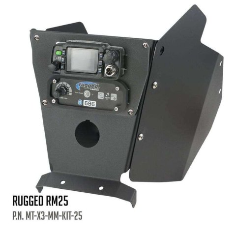 Rugged Radios Can-Am X3 Mounting Kit with Multi Mount and Side Panels Kenwood TK7360