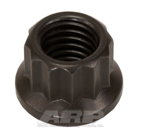 ARP 9/16-12in 12pt Black Nut Kit