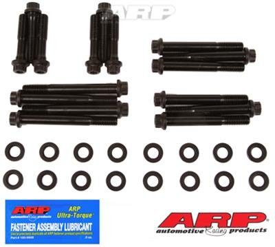ARP SB Chevy 2-Bolt Large Journal w/ 1/2 Inch Straps on F&R Caps Main Bolt Kit