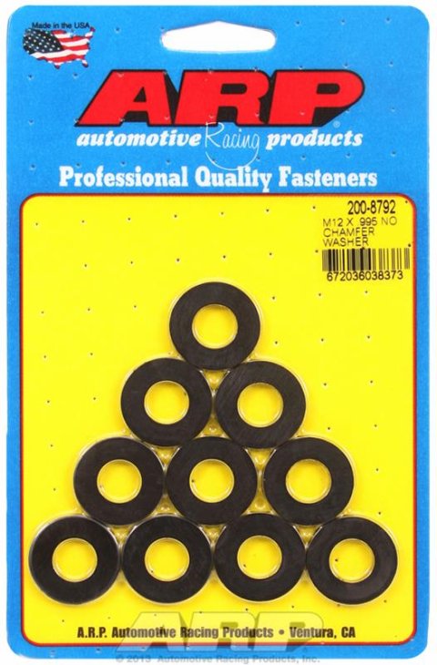 ARP M12 ID 0.995 OD Black Washers (10 pack)