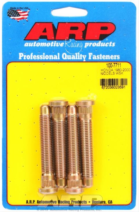 ARP 80-00 Honda M12x2.85inch 4 Wheel Stud Kit