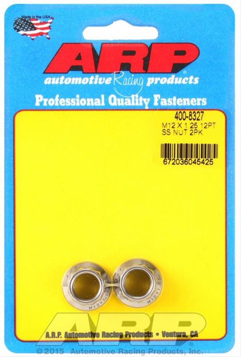 ARP M12 x 1.25 M14 WR 12pt Nut Kit - 2 Pack