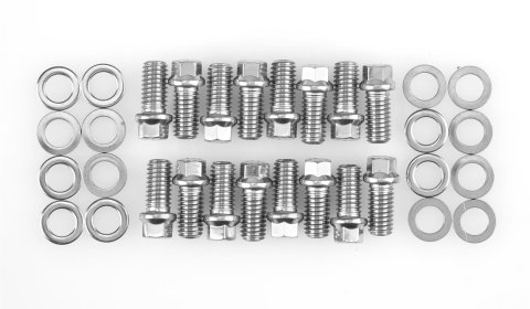 ARP Chevrolet / Ford 3/8in x .750 SS Hex Header Bolt Kit