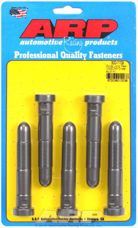 ARP 2.750 Thread Length - 3.50 UHL - 1.550 Knurl Length NASCAR Wheel Stud Kit (Pack of 5)
