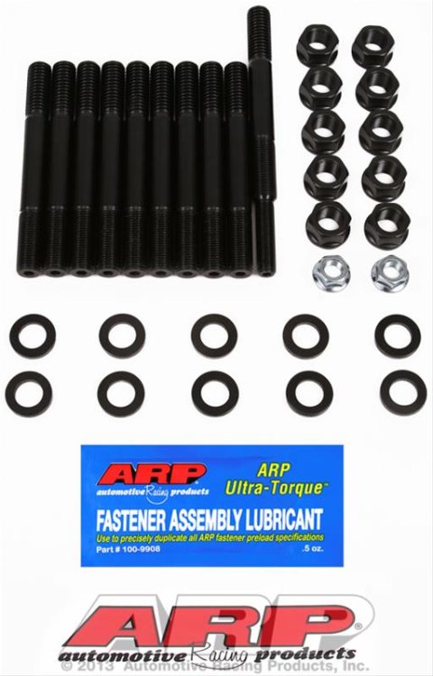 ARP Ford 351W 2-Bolt Main Stud Kit Dual Rear Sump Oil Pan