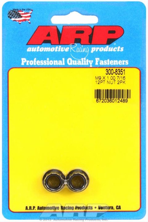 ARP M9 x 1.00 12pt Nut Kit (Set of 2)