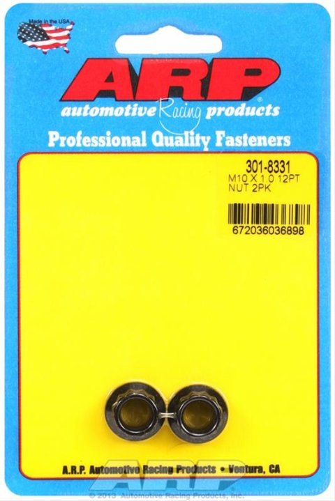 ARP M10 x 1.0 12pt Nut Kit