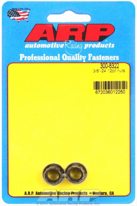 ARP 3/8-24 12pt Nut Kit 2 Pack