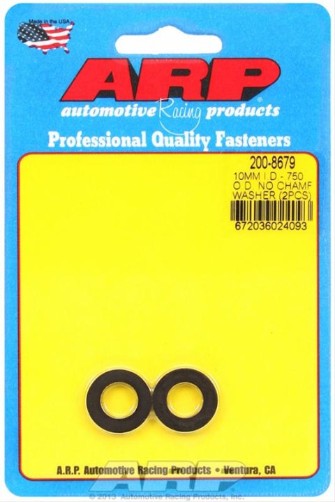 ARP M10 ID .75 OD Black Washers (2 pack)