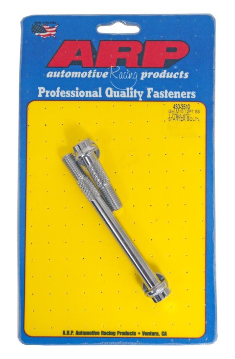 ARP GM M10 12pt SS 1.775/4.470in Starter Bolt Kit
