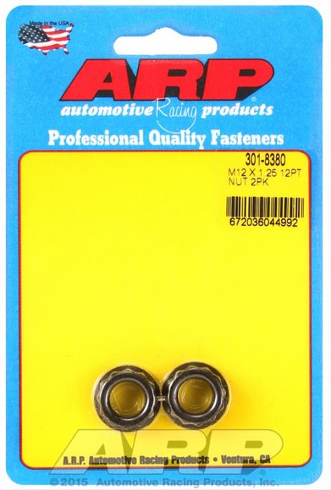 ARP M10 x 1.25 Low Head 12pt Nut Kit