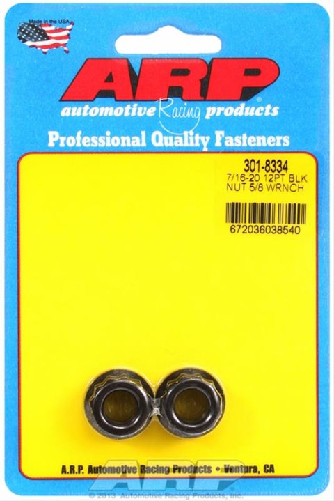 ARP 7/16in-20 5/8 Socket 12pt Nut Kit