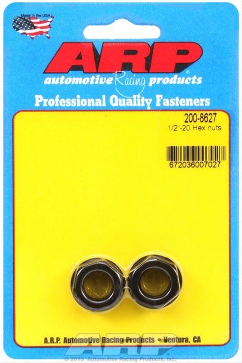 ARP 1/2-20 Black Nut (2 pack)