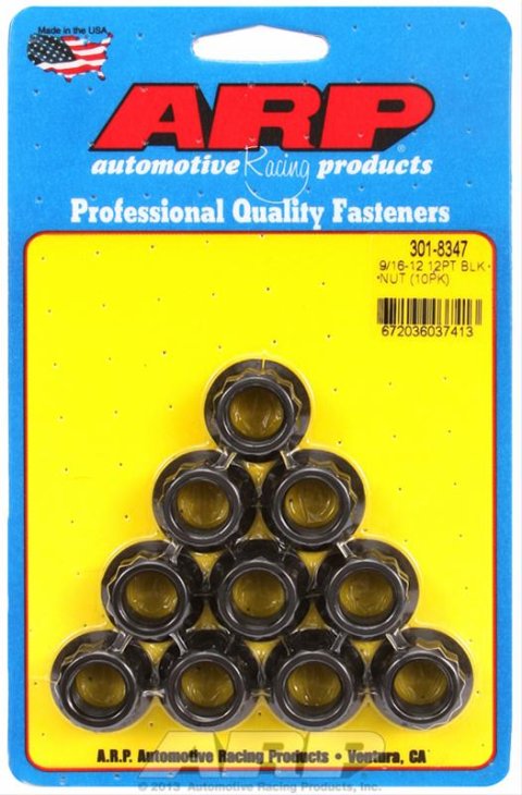ARP 9/16-12 12pt Nut Kit (10 pk)