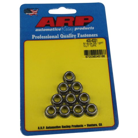 ARP 5/16-24 SS 12pt Nut Kit