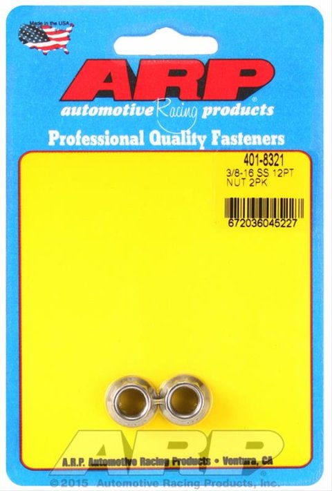 ARP 3/8-16 SS 12pt Nut Kit