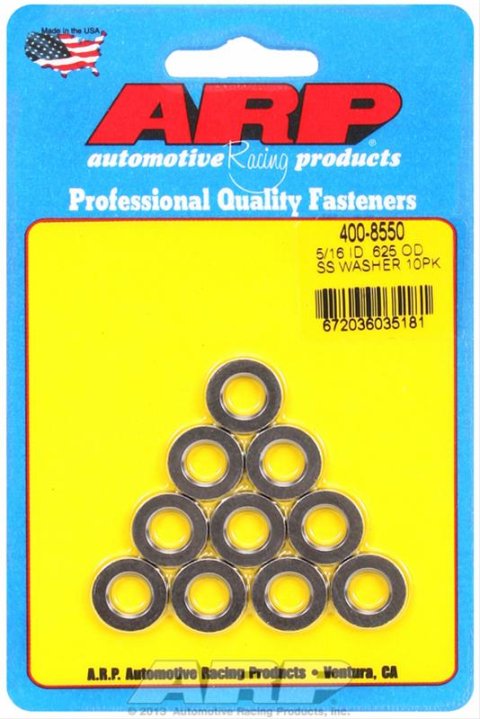 ARP 5/16ID .625OD SS Washers