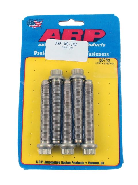 ARP 1/2-20 X 2.950 UHL 12pt Wheel Stud Kit (Pack of 5)