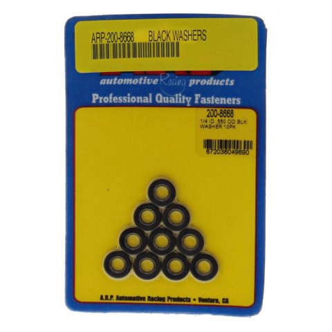ARP 1/4 ID .550 OD Black Washer (Qty 10)