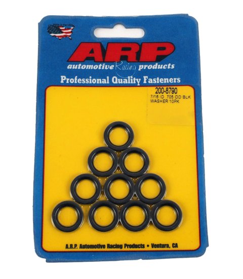ARP 7/16 ID .705 OD Black Washer - 10 Pack