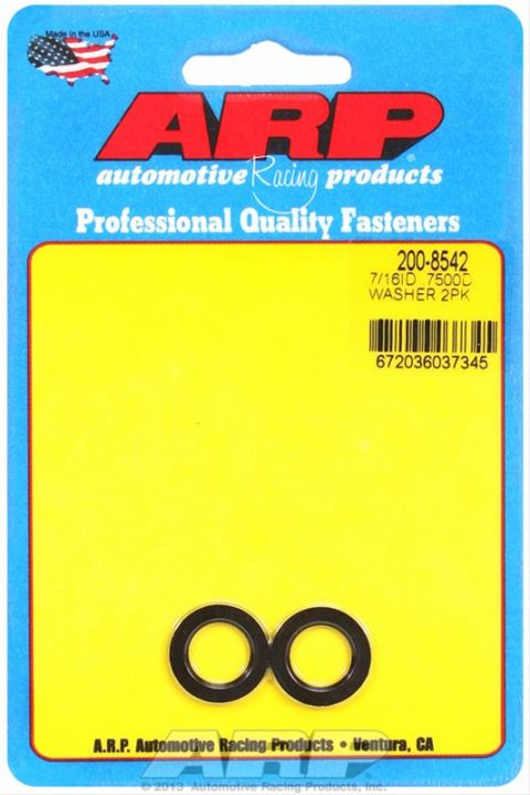 ARP 7/16 ID .750 OD black washers