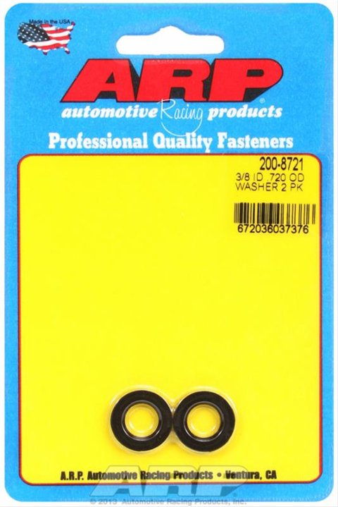 ARP 3/8 ID .720 OD black washers