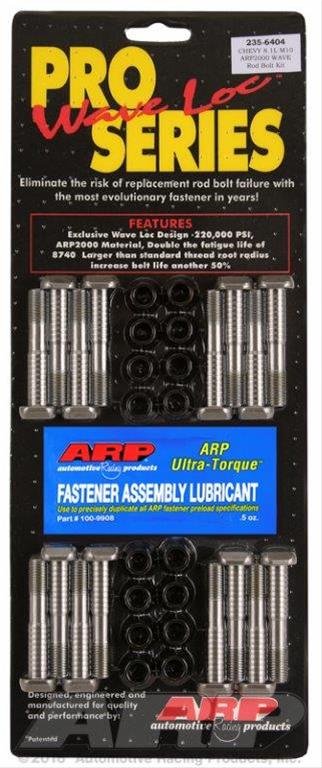 ARP BB Chevy 8.1L M10 ARP2000 pro wave-loc rod bolt kit