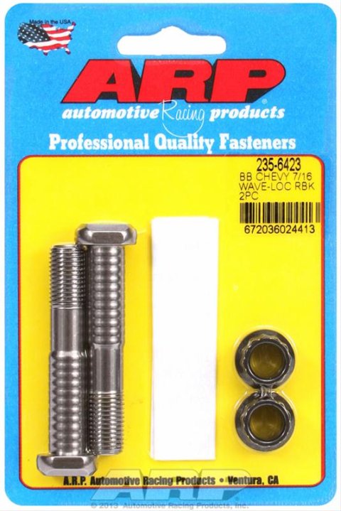 ARP BB Chevy 7/16in pro wave-loc 2pk rod bolt kit