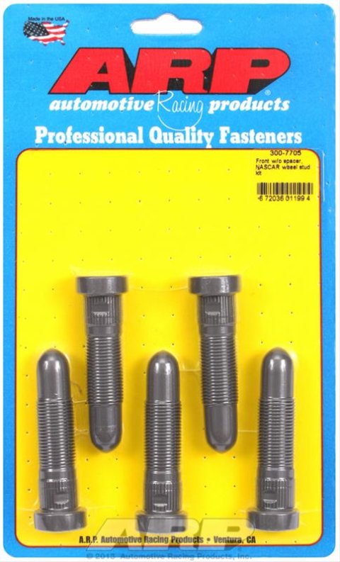 ARP Front w/out spacer, NASCAR wheel stud kit