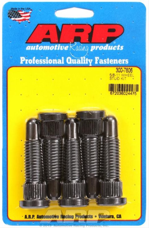 ARP 5/8-11 X 2.65 short knurl wheel stud kit