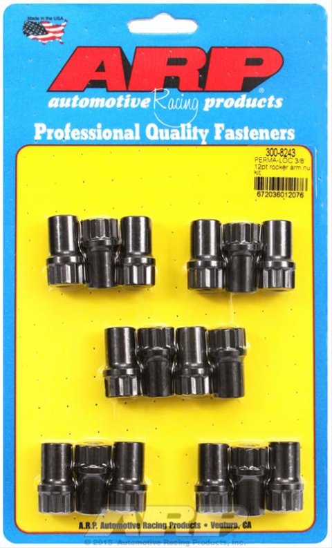 ARP Perma-Loca c adjustable 3/8 12pt rocker arm nut kit