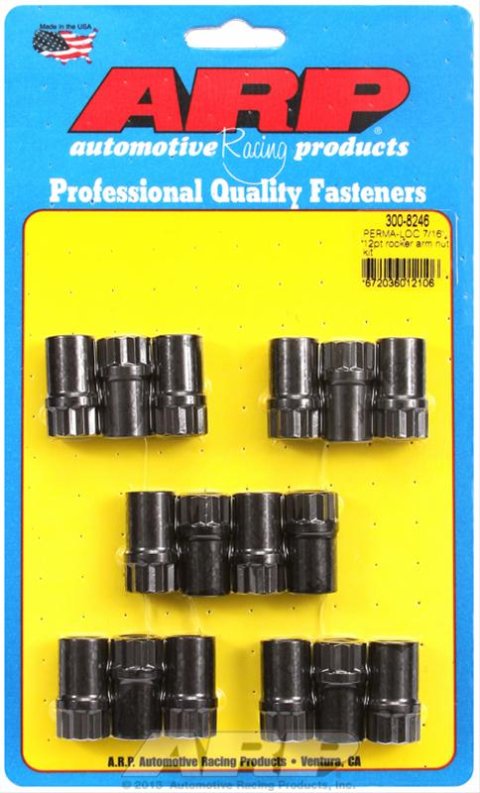 ARP Perma-Loca c adjustable 7/16 12pt rocker arm nut kit