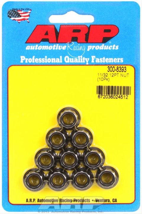 ARP 11/32-24 12pt nut kit