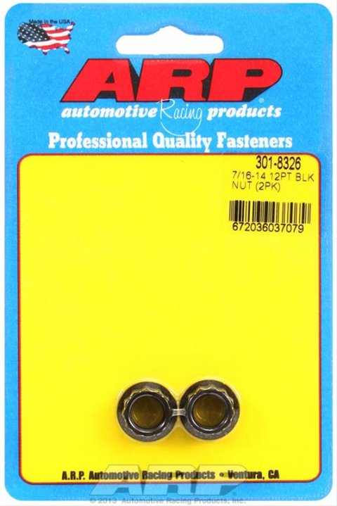 ARP 7/16-14 12pt nut kit